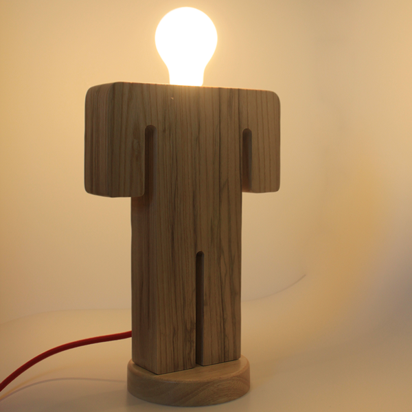 GENTLEMAN PERSON TABLE LAMP