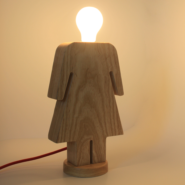 LADY PERSON TABLE LAMP